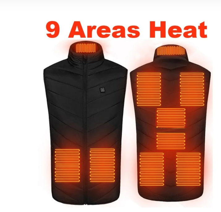 Heated Vest Smart Electric Heating Jacket Men Women Waistcoat Winter - 𝓢𝓱𝓸𝓹𝓵𝓮𝓬𝔂