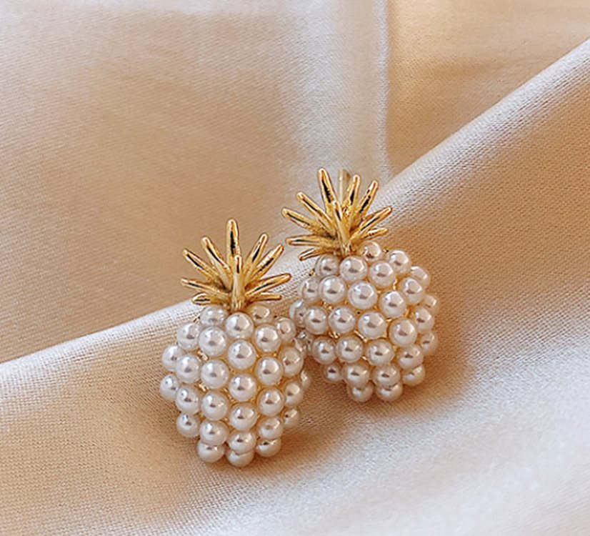 Pineapple Starfish Pearl Earrings - 𝓢𝓱𝓸𝓹𝓵𝓮𝓬𝔂