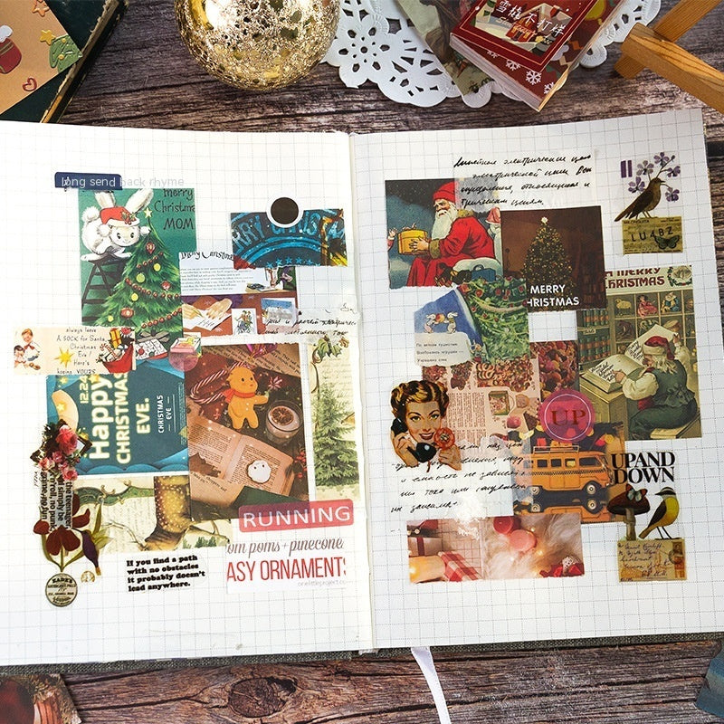 Christmas Handwriting Small Book 100 Mini Paper Notes