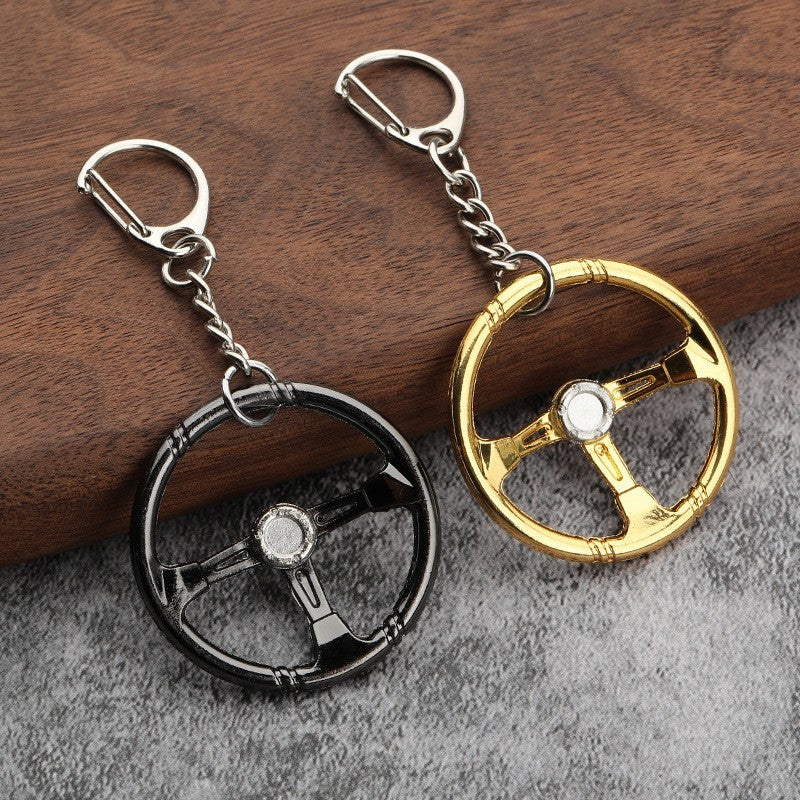 Racing Steering Wheel Cool Modification Car Key Ring - 𝓢𝓱𝓸𝓹𝓵𝓮𝓬𝔂