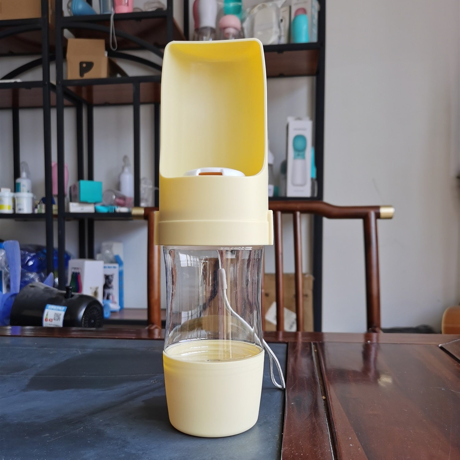 2 In 1 Travel Dog Water Bottle Pet Water Dispenser Feeder Drinking Feeder Dog Outing Water Feeder Pets Outdoor Portable Cup Pet Products - 𝓢𝓱𝓸𝓹𝓵𝓮𝓬𝔂