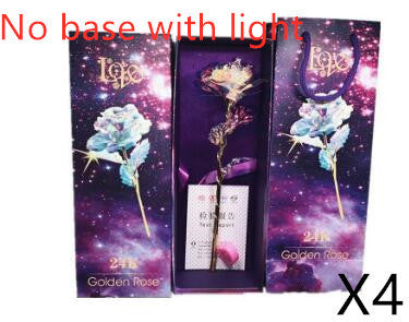 24K Luminous Color Gold Rose Flower Set - 𝓢𝓱𝓸𝓹𝓵𝓮𝓬𝔂