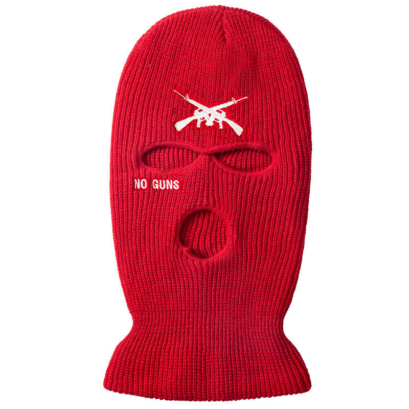 Men's Embroidered Three-hole Knitted Hat - 𝓢𝓱𝓸𝓹𝓵𝓮𝓬𝔂