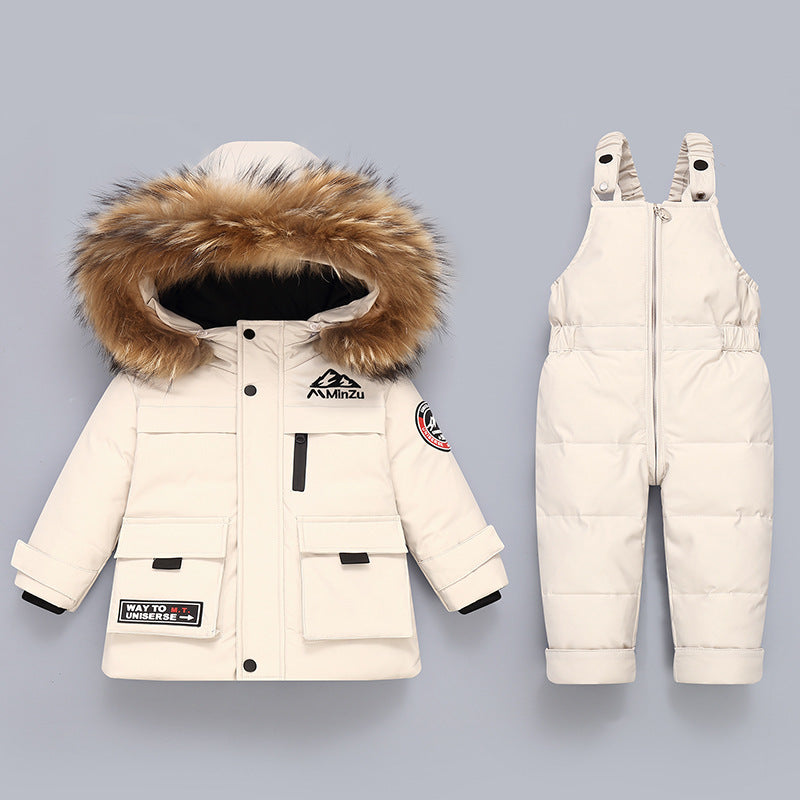 Children's Down Jacket Suit New Winter Baby Baby Down Jacket Two-piece Set - 𝓢𝓱𝓸𝓹𝓵𝓮𝓬𝔂