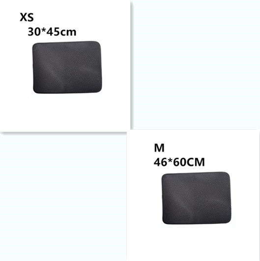 Double Layer Litter Cat Bed Pads Pet Cat Litter Mat Trapping Pets Litter Box Mat Pet Product Bed For Cats House Clean Mat - 𝓢𝓱𝓸𝓹𝓵𝓮𝓬𝔂