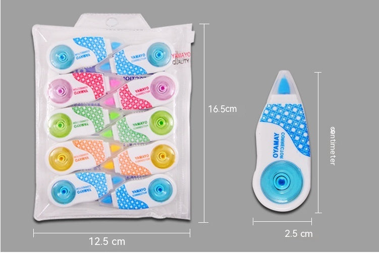 Mini Correction Tape Large Capacity Portable Correction Tape