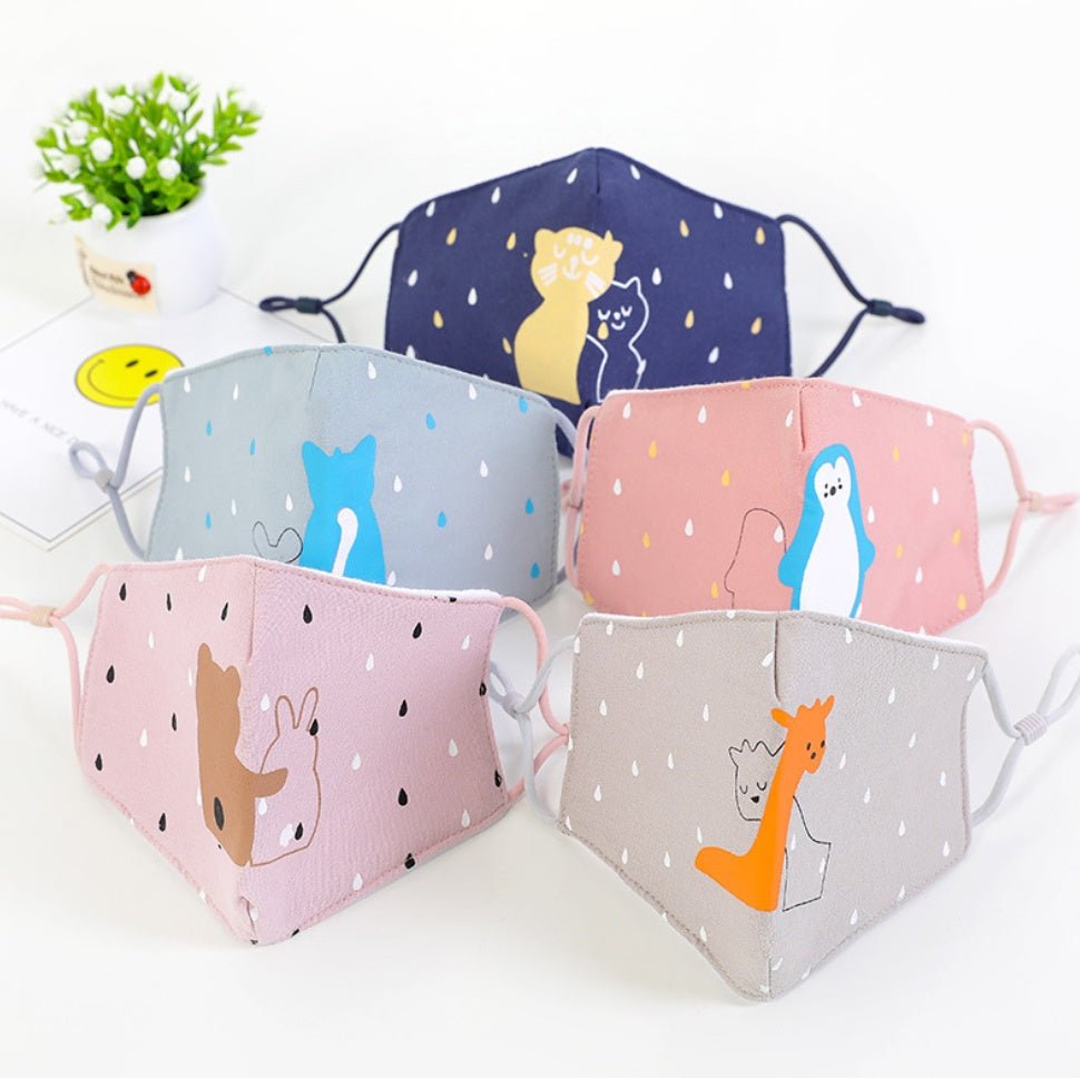 Kid Carton Cotton Facial Mask Adult Mask - 𝓢𝓱𝓸𝓹𝓵𝓮𝓬𝔂