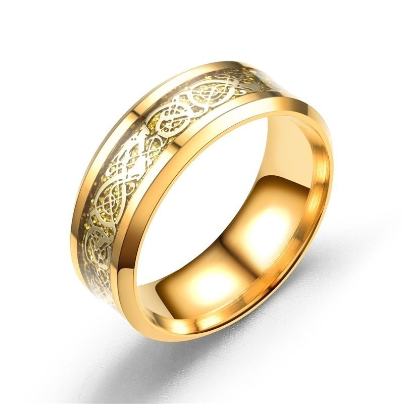 Couple Ring with Zircon Golden Dragon Ring - 𝓢𝓱𝓸𝓹𝓵𝓮𝓬𝔂