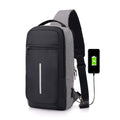 Anti-theft USB charging chest bag with you - 𝓢𝓱𝓸𝓹𝓵𝓮𝓬𝔂