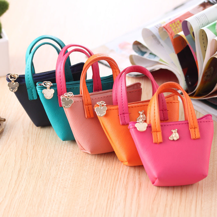 Factory Direct Korean Zero Purse Hand Leather Bag Candy Color Lovely Zero Purse - 𝓢𝓱𝓸𝓹𝓵𝓮𝓬𝔂