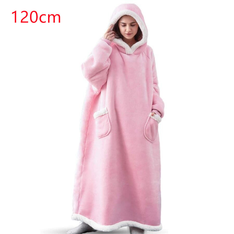 Winter TV Hoodie Blanket Winter Warm Home Clothes Women Men Oversized Pullover With Pockets - 𝓢𝓱𝓸𝓹𝓵𝓮𝓬𝔂