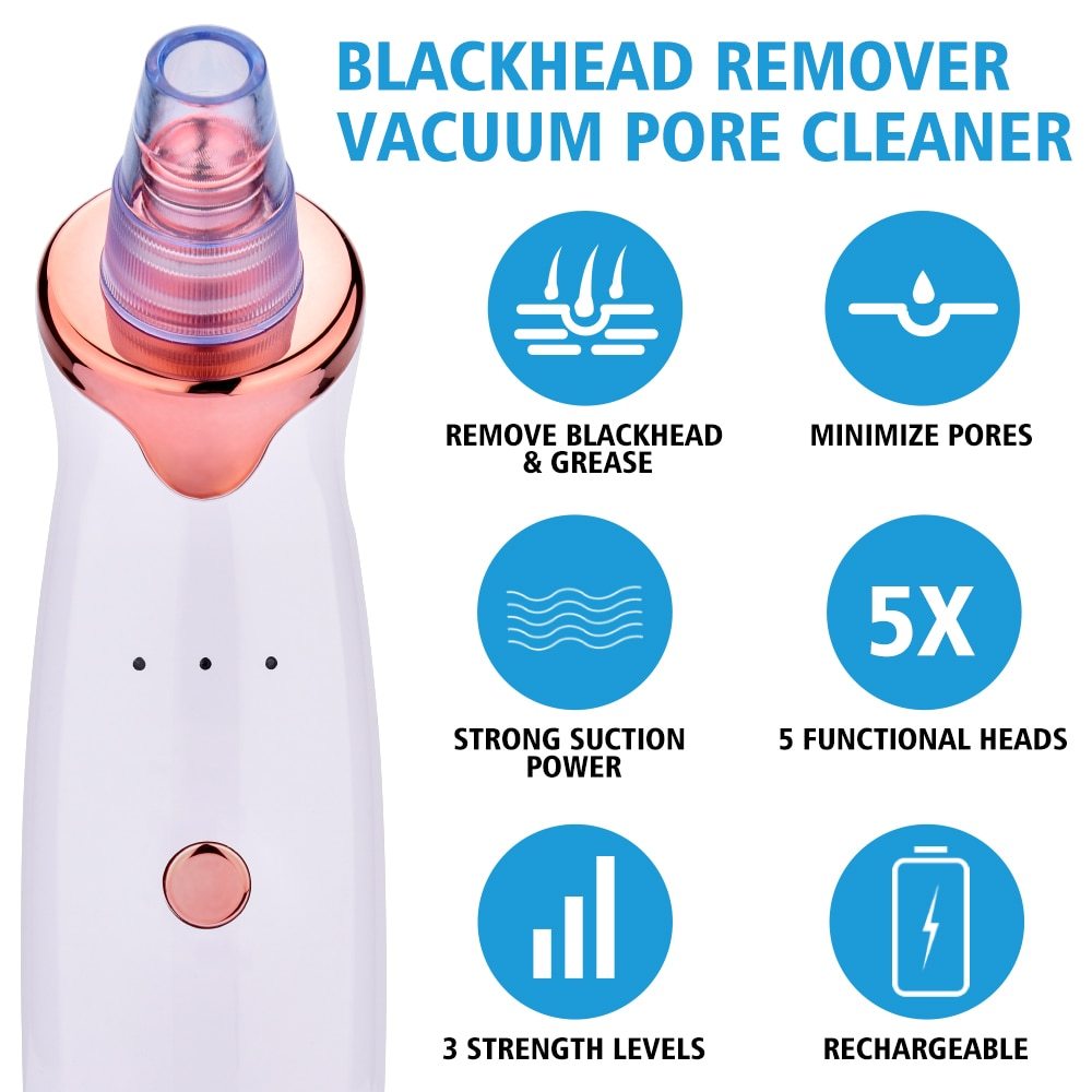 Blackhead Instrument Electric Suction Facial Washing Instrument Beauty Acne Cleaning Blackhead Suction Instrument - 𝓢𝓱𝓸𝓹𝓵𝓮𝓬𝔂