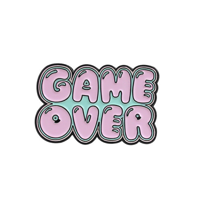 Stereo game console badge