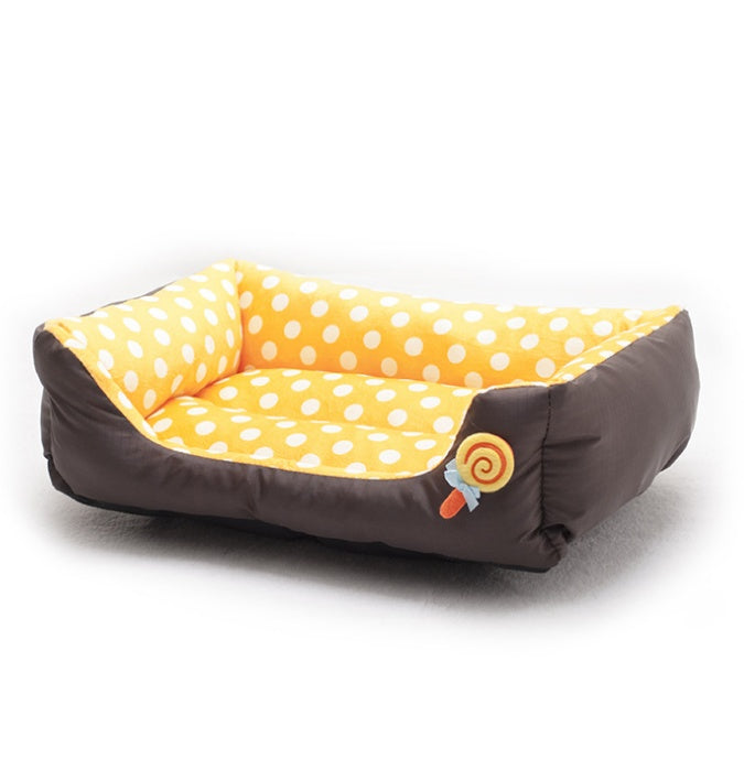 Warm wave pet dog dog sofa bed cat litter lollipop Teddy dog kennel - 𝓢𝓱𝓸𝓹𝓵𝓮𝓬𝔂