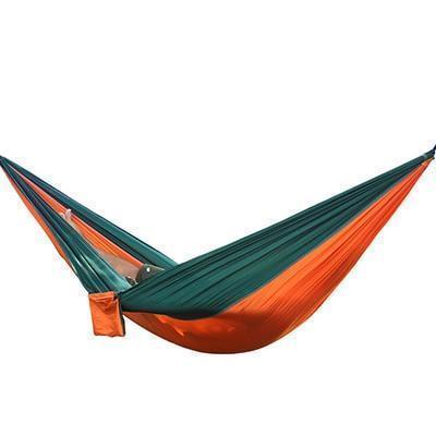 Backpacking Hammock - Portable Nylon Parachute Outdoor Double Hammock - 𝓢𝓱𝓸𝓹𝓵𝓮𝓬𝔂