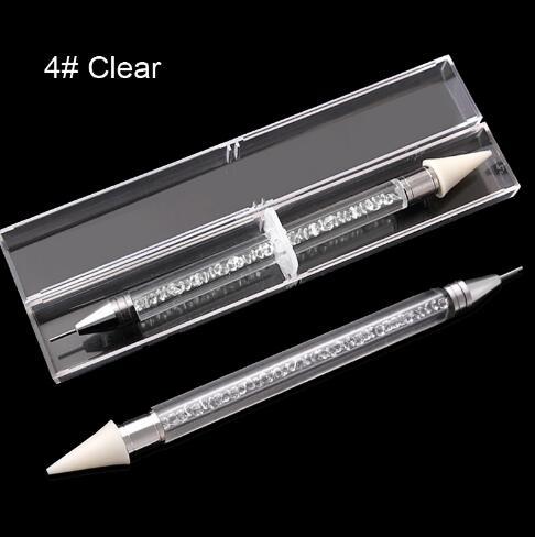 Dual-ended Nail Dotting Pen Diamond Painting Pen Crystal Beads Handle Rhinestone Studs Picker Wax Pencil Manicure - 𝓢𝓱𝓸𝓹𝓵𝓮𝓬𝔂