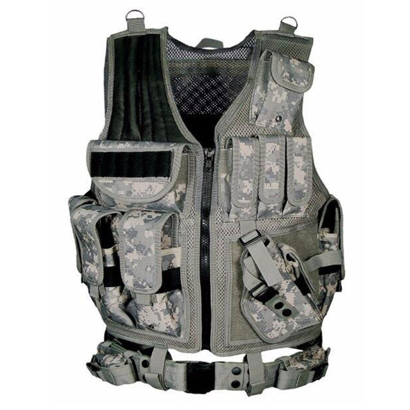 Tactical Vest Military Combat Army Armor Vests Molle Airsoft Plate Carrier Swat Vest Outdoor Hunting Fishing CS Training Vest - 𝓢𝓱𝓸𝓹𝓵𝓮𝓬𝔂