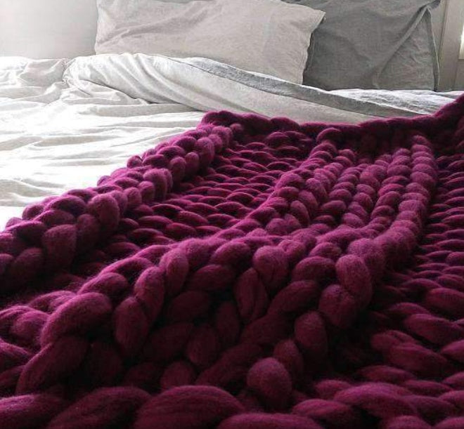 Acrylic woven super thick wool blanket - 𝓢𝓱𝓸𝓹𝓵𝓮𝓬𝔂