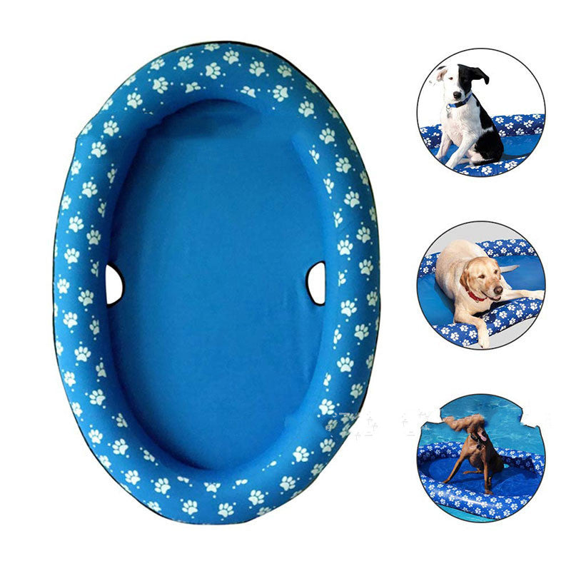 Dog Swimming Pool Inflatable Hammock Pets Pool Floating Bed Spring Summer Swimming Ring - 𝓢𝓱𝓸𝓹𝓵𝓮𝓬𝔂