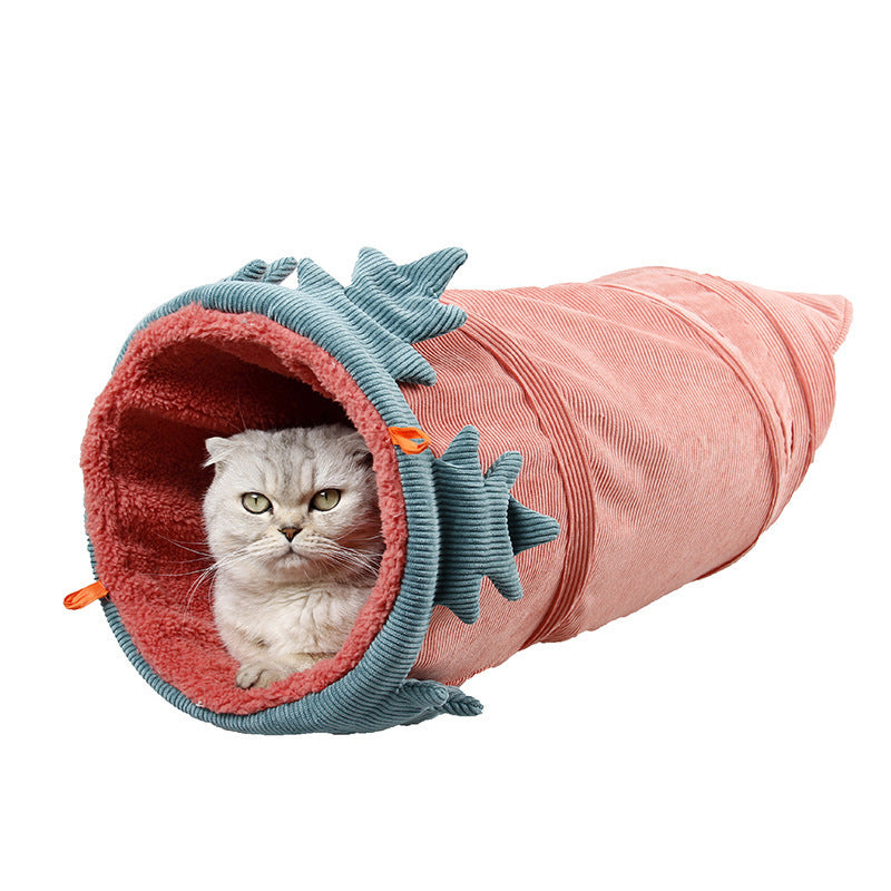 Creative Fruit Funny Pet Cat Tunnel Toys Puppy Ferrets Rabbit Play Dog Tunnel Tubes Toy Tube - 𝓢𝓱𝓸𝓹𝓵𝓮𝓬𝔂