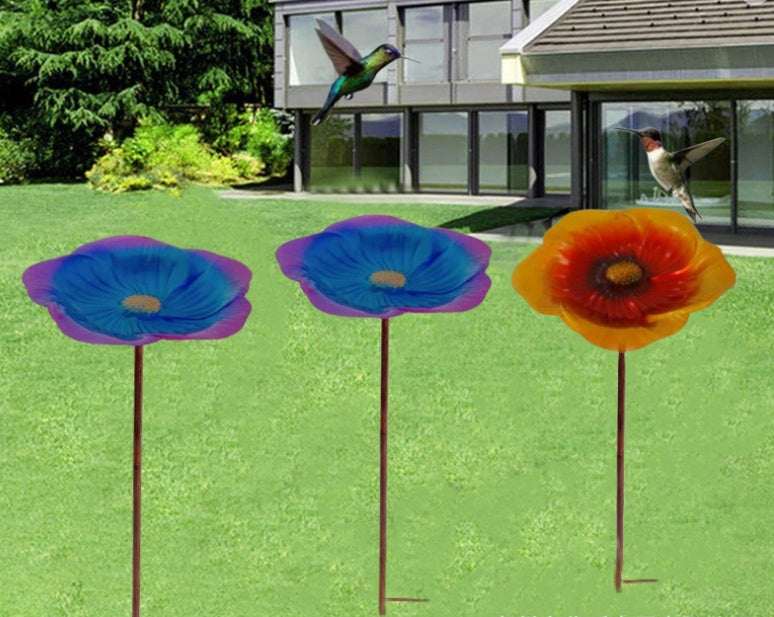 Ground Metal Flower With Sheep Hook Bird Feeder - 𝓢𝓱𝓸𝓹𝓵𝓮𝓬𝔂