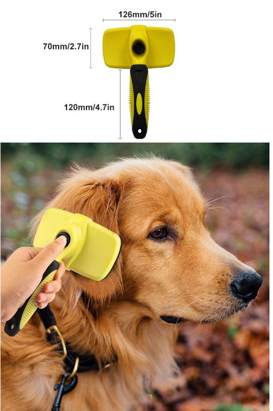 Compatible with Apple, Benepaw Premium Auto cabello limpio perro cepillo impermeable cómodo pequeño perro grande peine de aseo de mascotas herramientas gato encaja varios cabello - 𝓢𝓱𝓸𝓹𝓵𝓮𝓬𝔂