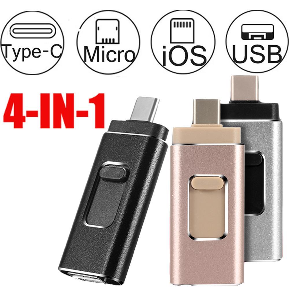 Compatible With Apple, 4 In 1 Stick For IPhoneAndroid Type C Usb Key - 𝓢𝓱𝓸𝓹𝓵𝓮𝓬𝔂