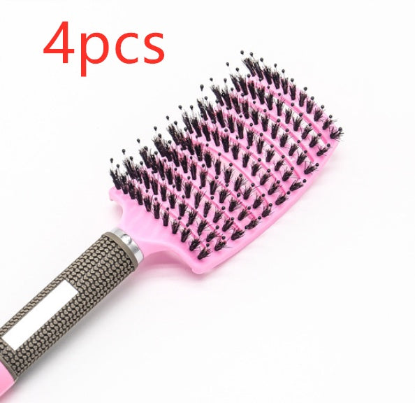 Hairbrush Anti Klit Brushy Haarborstel Women Detangler Hair Brush Bristle Nylon Scalp Massage  Teaser Hair Brush Comb - 𝓢𝓱𝓸𝓹𝓵𝓮𝓬𝔂