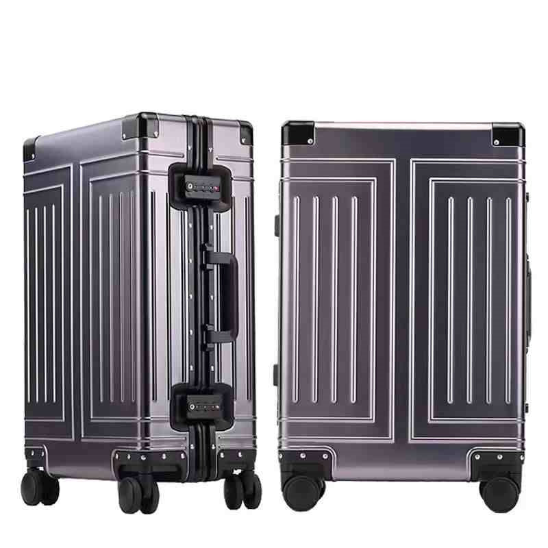 High End All Aluminum Magnesium Alloy Pull Rod Universal Wheel Luggage Compartment - 𝓢𝓱𝓸𝓹𝓵𝓮𝓬𝔂