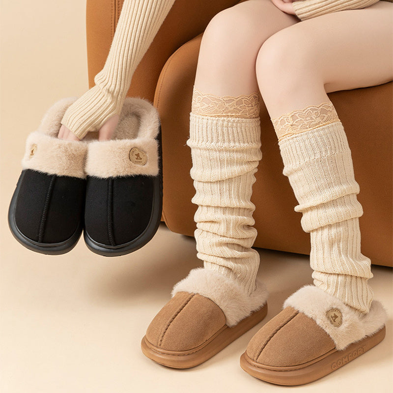 New Plush Slippers For Women Men Winter Warm Home Slipper Indoor Thick-soled Fleece Shoes - 𝓢𝓱𝓸𝓹𝓵𝓮𝓬𝔂