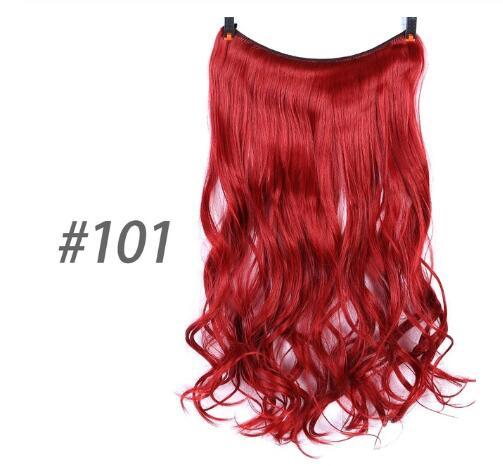 S-noilite 20 inches Invisible Wire No Clips in Hair Extensions Secret Fish Line Hairpieces Silky Straight Synthetic - 𝓢𝓱𝓸𝓹𝓵𝓮𝓬𝔂