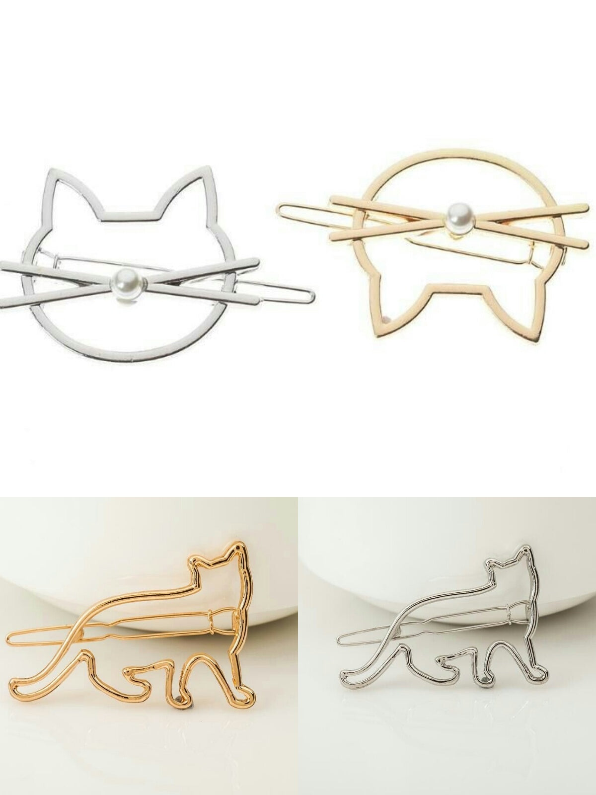 Cute Kitty Hair Clips - 𝓢𝓱𝓸𝓹𝓵𝓮𝓬𝔂