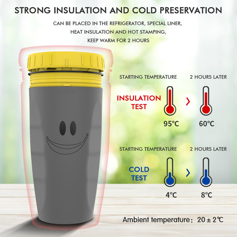 No Cover Twist Cup Travel Portable Cup Double Insulation Tumbler Straw Sippy Water Bottles Portable For Children Adults - 𝓢𝓱𝓸𝓹𝓵𝓮𝓬𝔂