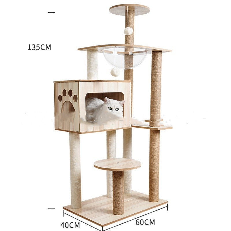 Cat Crawl Nest Scratching Board Tree Supplies Pet Toy Space Capsule - 𝓢𝓱𝓸𝓹𝓵𝓮𝓬𝔂