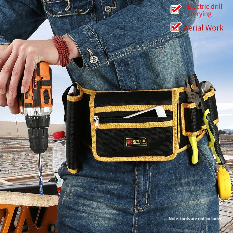 Electrician Tool Kit Special Portable Small Waist Bag Canvas Sturdy And Durable Waist Bag Belt Multi-function Storage And Repair Bag - 𝓢𝓱𝓸𝓹𝓵𝓮𝓬𝔂