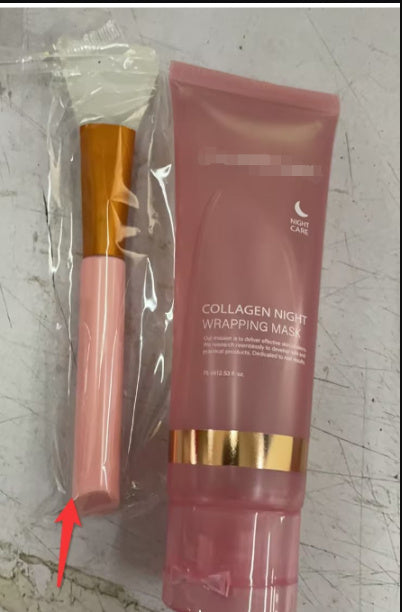 Face Night Mask Collagen Wrapping Mask Natural Ingredients Firming Elasticity & Hydration Anti-wrinkle For Skin Care - 𝓢𝓱𝓸𝓹𝓵𝓮𝓬𝔂