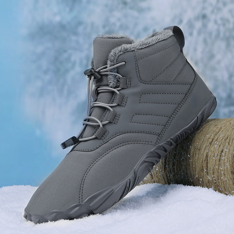 Outdoor Sports Cotton Shoes For Men And Women Winter Warm Slip-on Boots Wear-resistant Anti-ski Thickened Shoes Couple - 𝓢𝓱𝓸𝓹𝓵𝓮𝓬𝔂