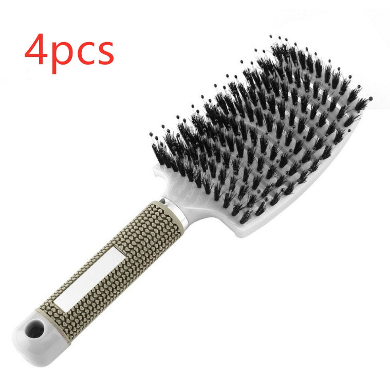 Hairbrush Anti Klit Brushy Haarborstel Women Detangler Hair Brush Bristle Nylon Scalp Massage  Teaser Hair Brush Comb - 𝓢𝓱𝓸𝓹𝓵𝓮𝓬𝔂