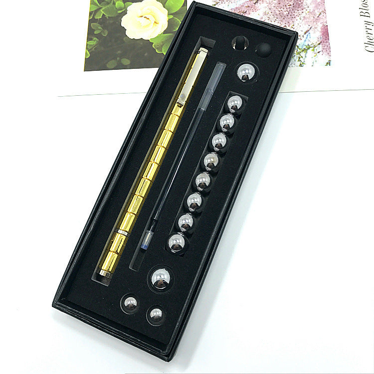 Stress Reducer Relief Toys Gift Box funny black golden kits Fidget magnetic polar pen with stylus ball pen - 𝓢𝓱𝓸𝓹𝓵𝓮𝓬𝔂