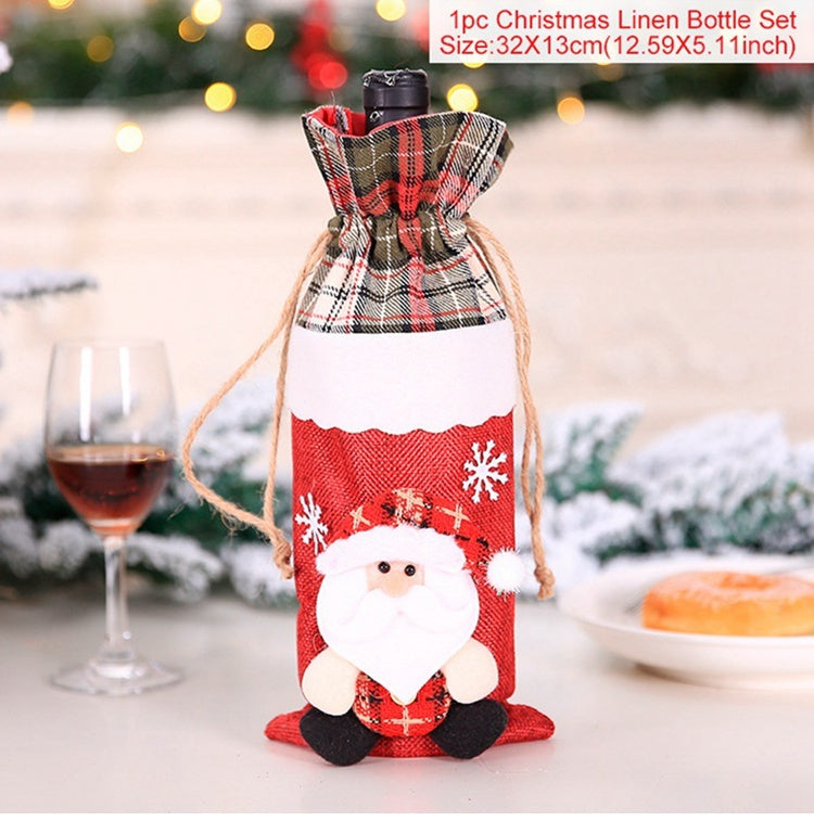 Christmas Decorations Christmas Wine Bottle Socks - 𝓢𝓱𝓸𝓹𝓵𝓮𝓬𝔂