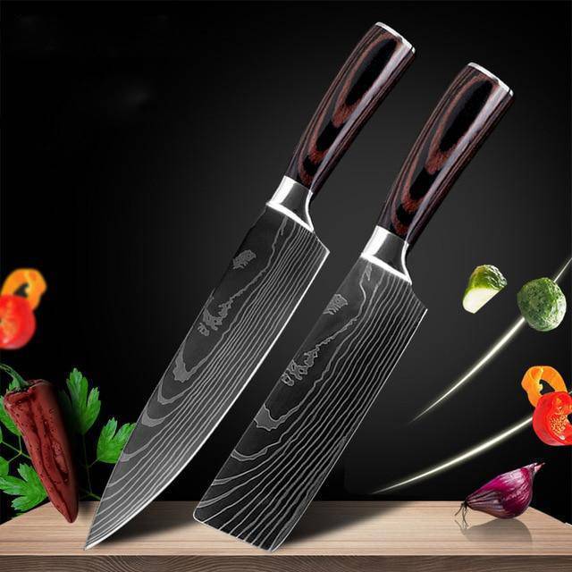 Carpenter's Special Set 6-piece Set 8-piece Set Knife Chef Knife Kitchen Knife Cooking - 𝓢𝓱𝓸𝓹𝓵𝓮𝓬𝔂