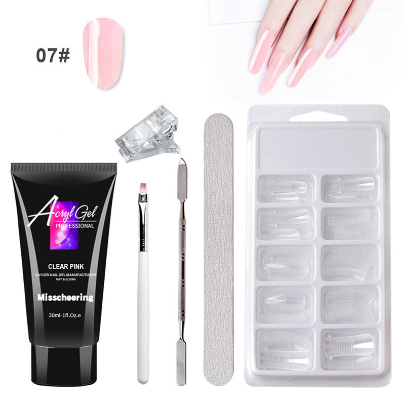 Painless Extension Gel Nail Art Without Paper Holder Quick Model Painless Crystal Gel Set - 𝓢𝓱𝓸𝓹𝓵𝓮𝓬𝔂