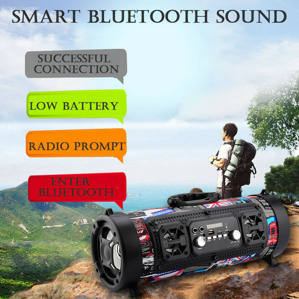 High-power Portable Waterproof Wireless Bluetooth Speaker - 𝓢𝓱𝓸𝓹𝓵𝓮𝓬𝔂