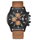 Mens Brand Watches Fashion Nylon Band Military Sports Watch - 𝓢𝓱𝓸𝓹𝓵𝓮𝓬𝔂