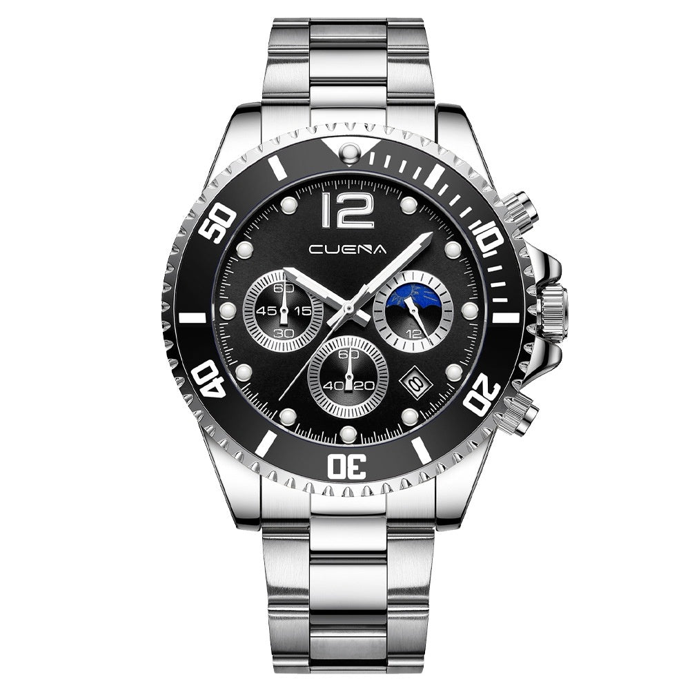 Fashion Casual Steel Band Six Needle Steel Band Watch - 𝓢𝓱𝓸𝓹𝓵𝓮𝓬𝔂