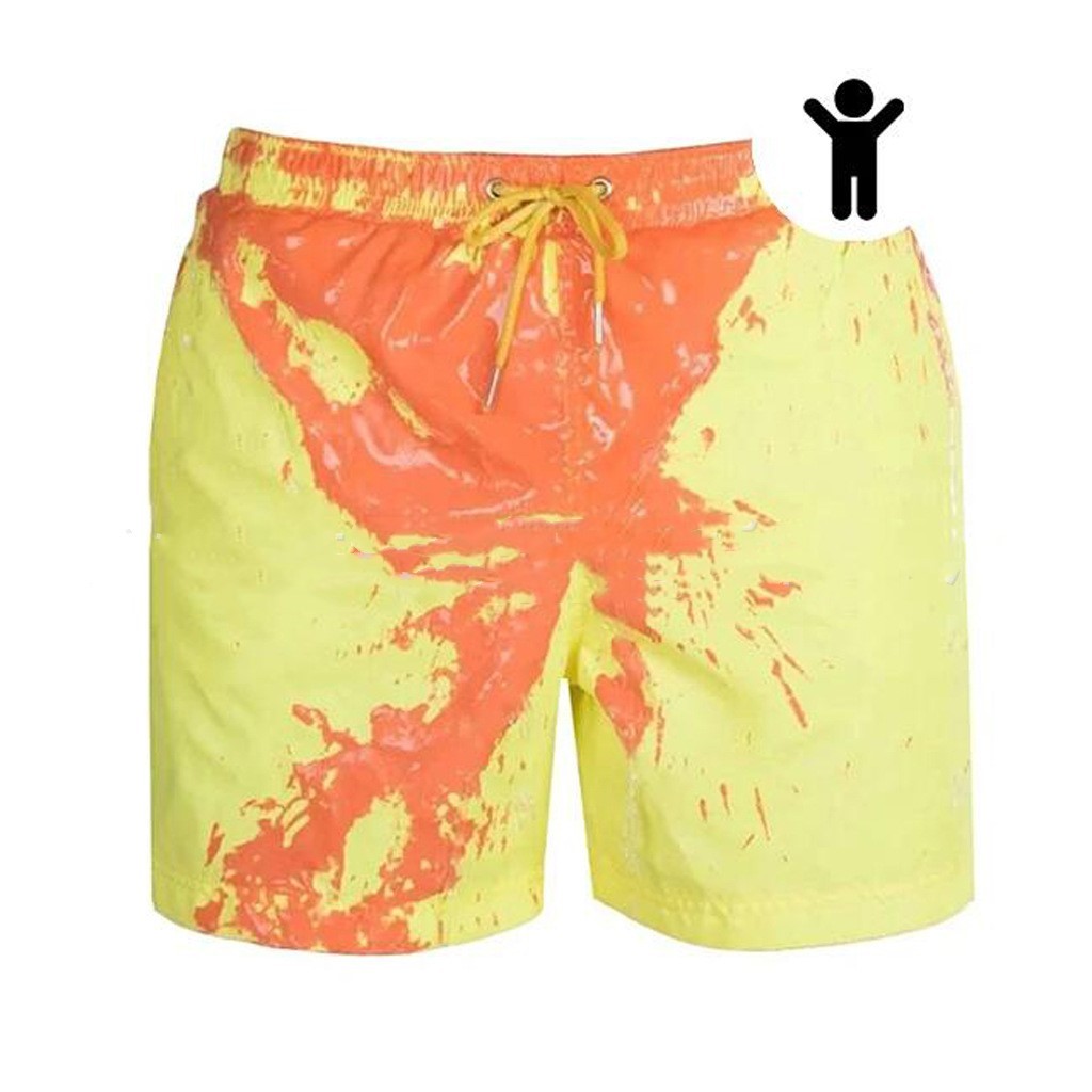 Magical Change Color Beach Shorts Summer Men Swimming Trunks Swimwear Swimsuit Quick Dry bathing shorts Beach Pant - 𝓢𝓱𝓸𝓹𝓵𝓮𝓬𝔂