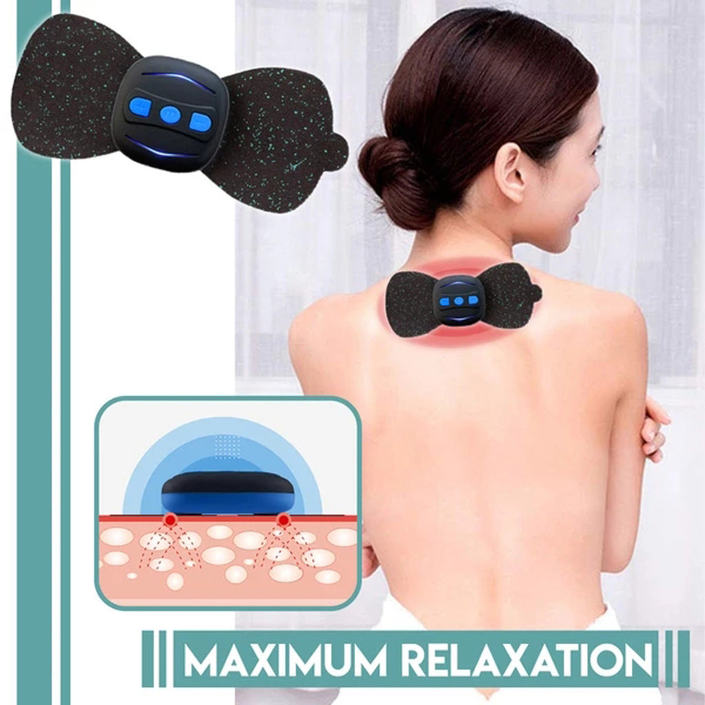 Portable Charging Massager Mini Massage Neck Stickers Cervical Vertebra Physiotherapy Instrument - 𝓢𝓱𝓸𝓹𝓵𝓮𝓬𝔂