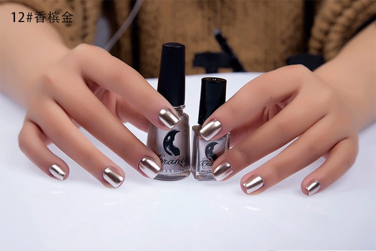 Stainless Steel Color Mirror Silver Nail Polish - 𝓢𝓱𝓸𝓹𝓵𝓮𝓬𝔂