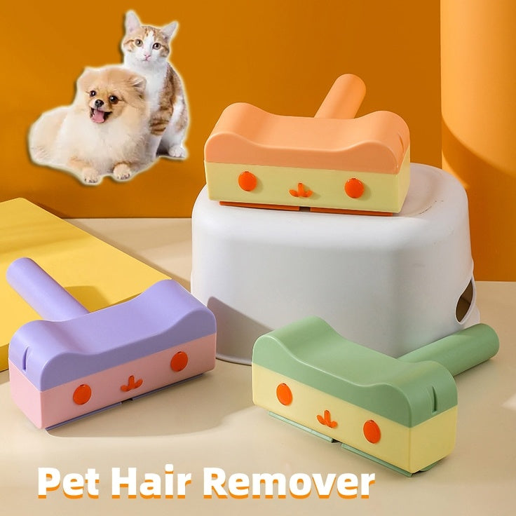 New Pet Hair Roller Remover Lint Brush 2-Way Dog Cat Comb Tool Convenient Cleaning Dog Cat Fur Brush Base Home Furniture Sofa - 𝓢𝓱𝓸𝓹𝓵𝓮𝓬𝔂
