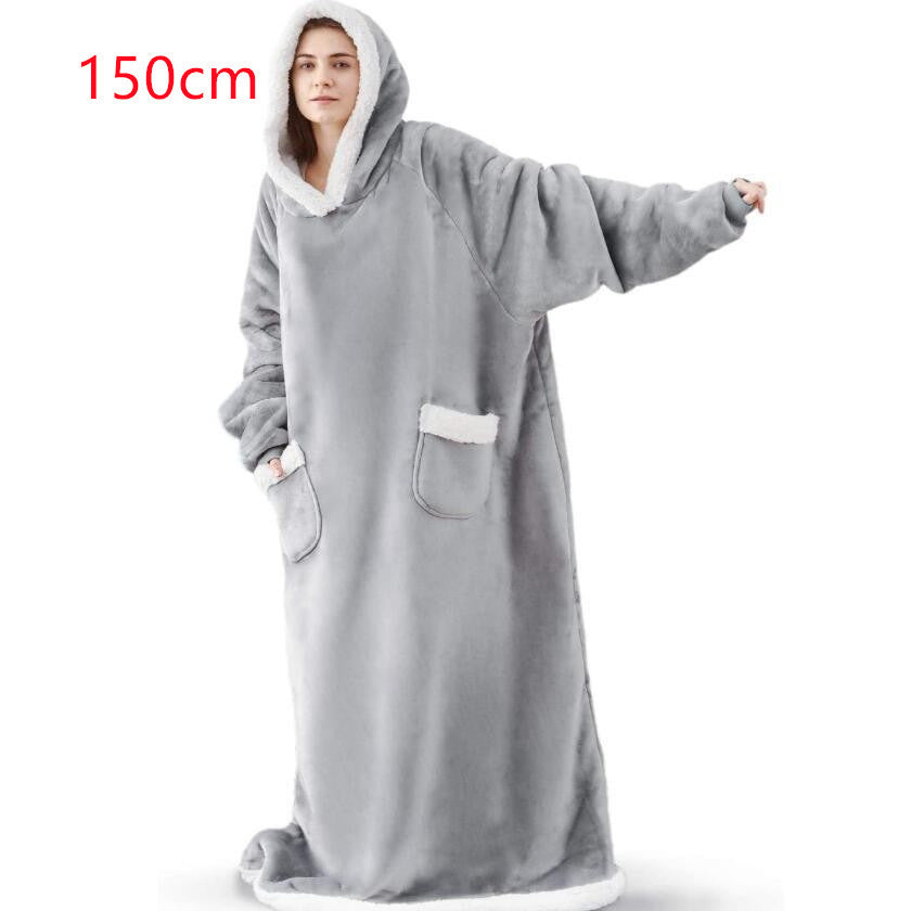 Winter TV Hoodie Blanket Winter Warm Home Clothes Women Men Oversized Pullover With Pockets - 𝓢𝓱𝓸𝓹𝓵𝓮𝓬𝔂